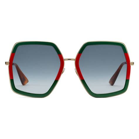 red and green gucci shades|Gucci unisex sunglasses.